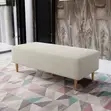SofaSofa Yellow Fabric Storage Stool - 3