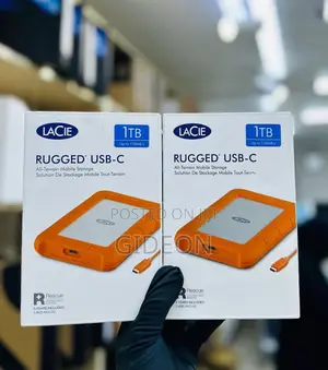 LaCie Rugged USB-C External Hard Drive 1TB