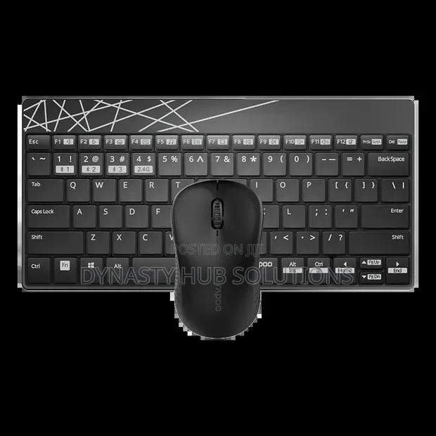 Rapoo 8000m Wireless Keyboard and Mouse Combo - 1