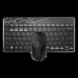 Rapoo 8000m Wireless Keyboard and Mouse Combo - 1