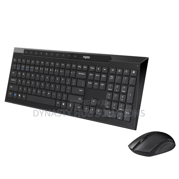 Rapoo 8210m Wireless Optical Mouse and Keyboard - 1