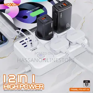 Moxom MX-ST15 12-in-1 Power Strip