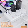 Moxom MX-ST15 12-in-1 Power Strip - 4