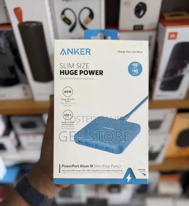 Anker PowerPort Atom III Slim 4-Port Charger - 1