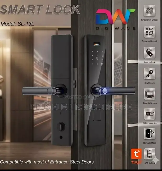 Digiwave Smart Lock with Camera Face Recognition - 1