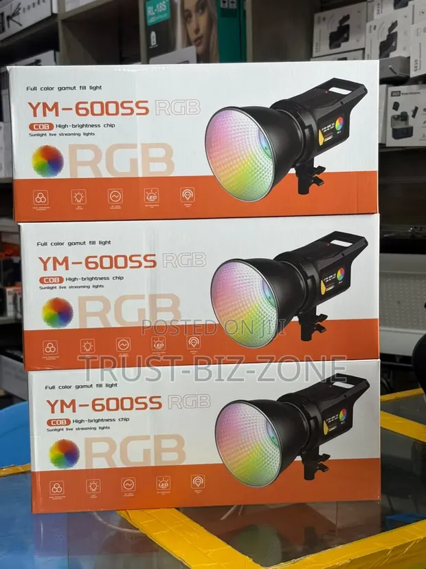 Photo/Video LED Light RGB (Full Set with Tripod) - 1
