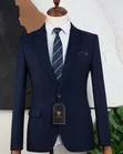 Royal Blue Slim Fit Suit - 2