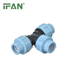 Grey Equal Tee Pipe Fitting