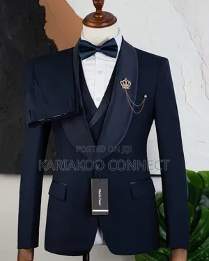 Modern Men's Suit - Blue