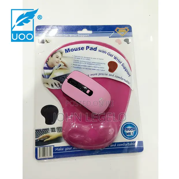 Mousepad with Gel Wrist Support - 1