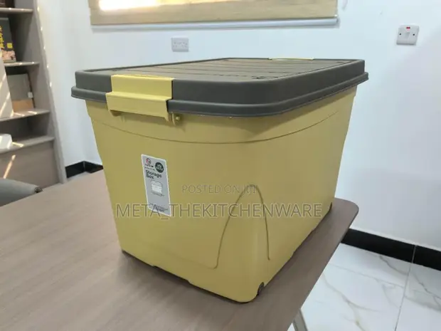 Large 120L Plastic Storage Box - 1