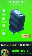 Oraimo Original Fast Charge Type-C 18W Charger - 1