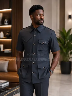 Premium Modern Kaunda Suit - Brand New