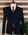 Premium Navy Blue Executive 3-Piece Suit - 3