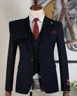 Men's Formal Blue Suit - 1