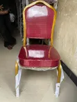 Wedding Chairs (7kg) - Black & Red - 2