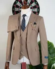 Premium Beige Royal 3-Piece Suit - 4