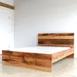 Modern Solid Wood Bed Frame - 1