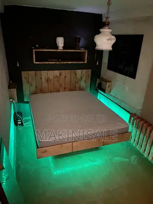 Modern Solid Wood Bed Frame