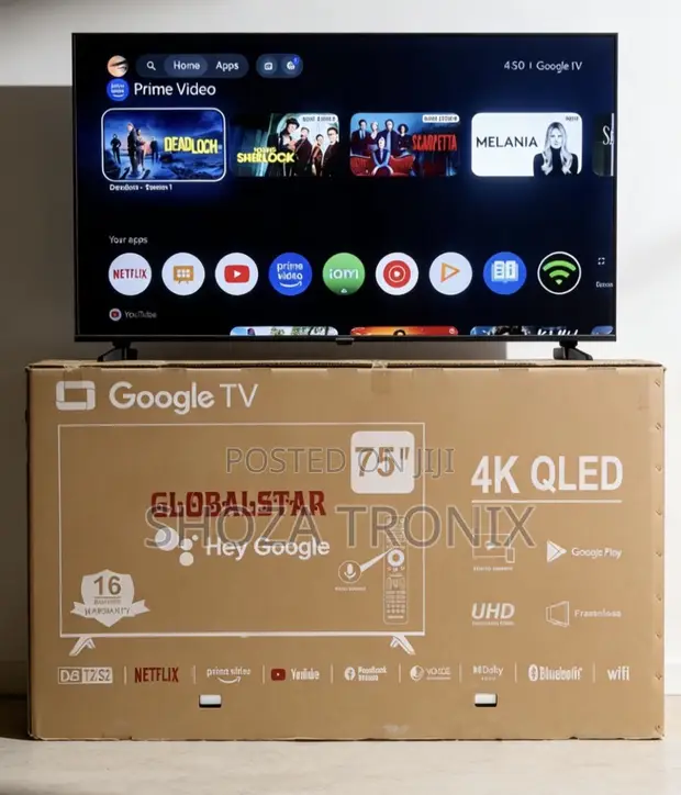 Globalstar 75-inch Google TV QLED T2/S2 - 1