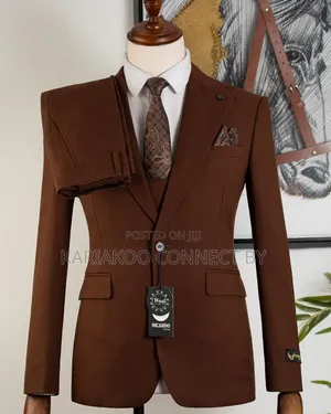 The Chocolate Executive 3-Piece Suit