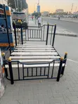 Skyline Furniture Canopy Bed - Queen Size, Black - 2