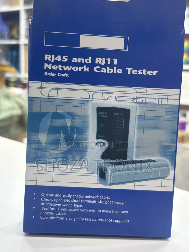 RJ45 & RJ11 Network Cable Tester - 1