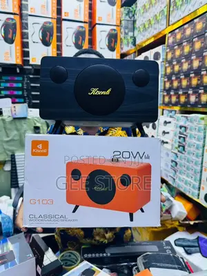 Kisonli G-103 Speaker - 20W, Nyeusi/Machungwa