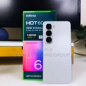 New Infinix Hot 60i 128GB Silver