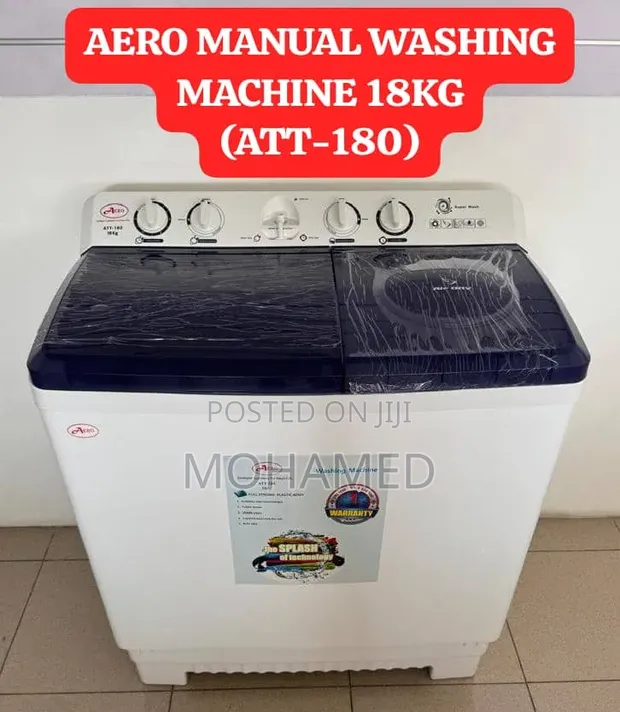 Aero Twin Tub Washing Machine 18kg - 1
