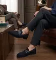 Polo Ralph Lauren Corduroy Moccasins - Black - 1