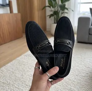 Polo Ralph Lauren Corduroy Moccasins - Black