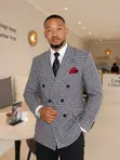 Men's Classic Black Suit - 1