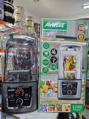 Avinas Soundproof Commercial Blender 5.2L, 5200W