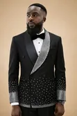 Exclusive Diamond-Studded Double Breasted Tuxedo by Mario Casas - 1