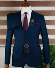 Premium Teal Blue 3-Piece Suit - 2