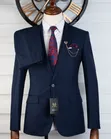Premium Navy Blue Daro 3-Piece Suit - 3