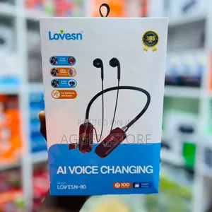 Lovesn-110 Neckband Headphones (AI Inabadilisha Sauti)
