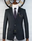 Premium Charcoal Gray 3-Piece Suit - 3