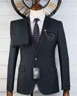 Premium Charcoal Gray 3-Piece Suit - 4