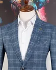 Men's Multicolor Formal Suit - 1