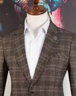 Men's Multicolor Formal Suit - 2