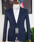Men's Multicolor Formal Suit - 4