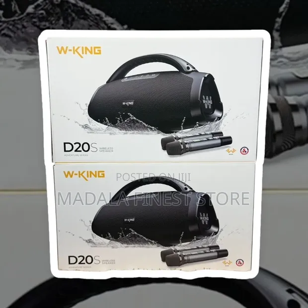 W-King D20s 140W Bluetooth Speaker with 2 Wireless Mics - 1