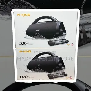 W-King D20s 140W Speaker ya Bluetooth na Mics 2 za Wireless