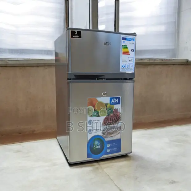 Adh Refrigerator - Silver, Brand New - 1