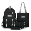 Genuine Leather Unisex Bags - 4 Pcs - 1