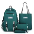 Genuine Leather Unisex Bags - 4 Pcs - 2