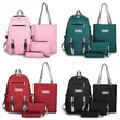 Genuine Leather Unisex Bags - 4 Pcs - 5
