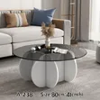 Modern Round Glass Table - 1